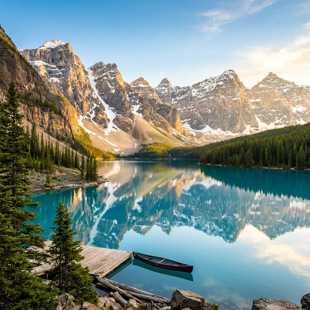 Moraine Lake and the Valley of the Ten Peaks